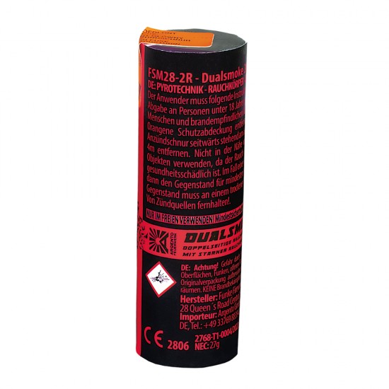 Dualsmoke 28mm Rot